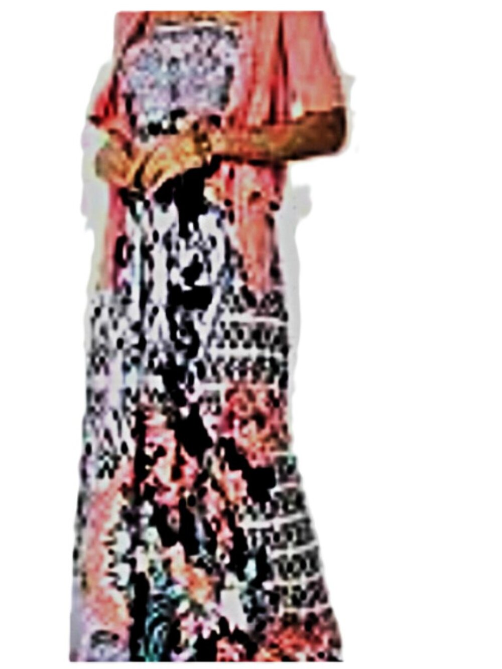 Soma Spaghetti Strap Floral Maxi Dress size L